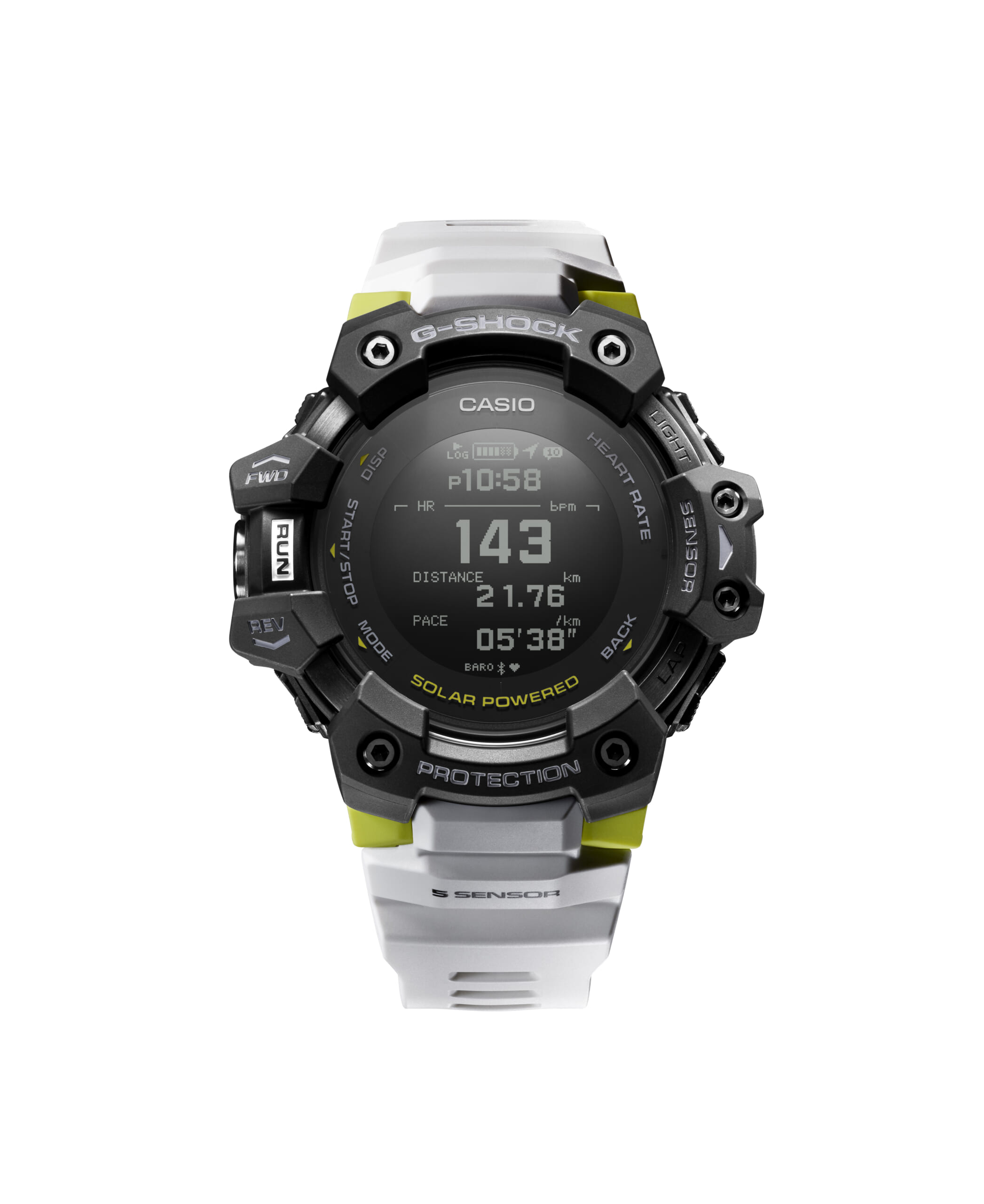 New G-Shock Move featuring the line's first heart sensor.