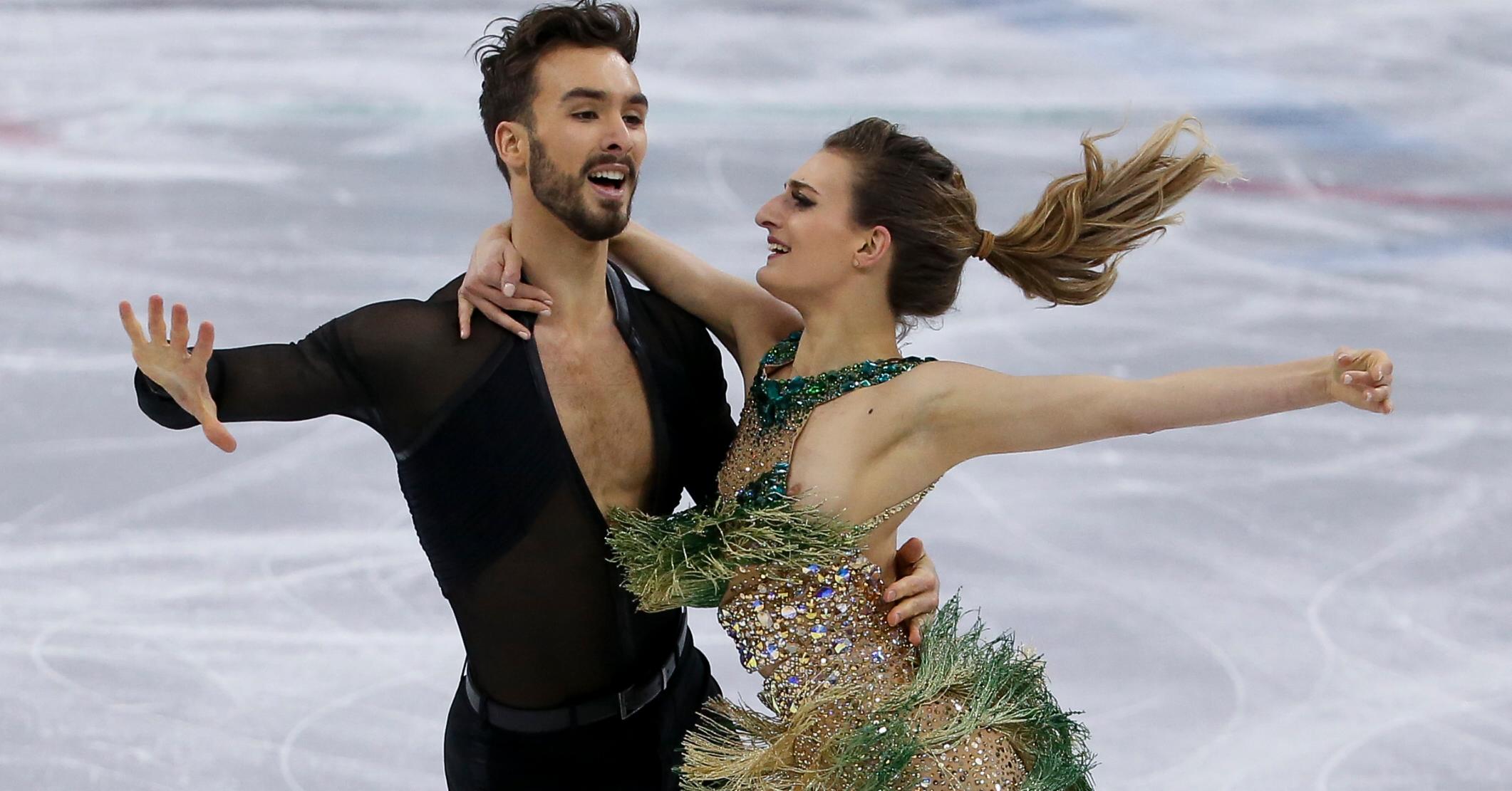A French Figure Skater Had an Unfortunate Nip Slip During Her Olympic Routi...
