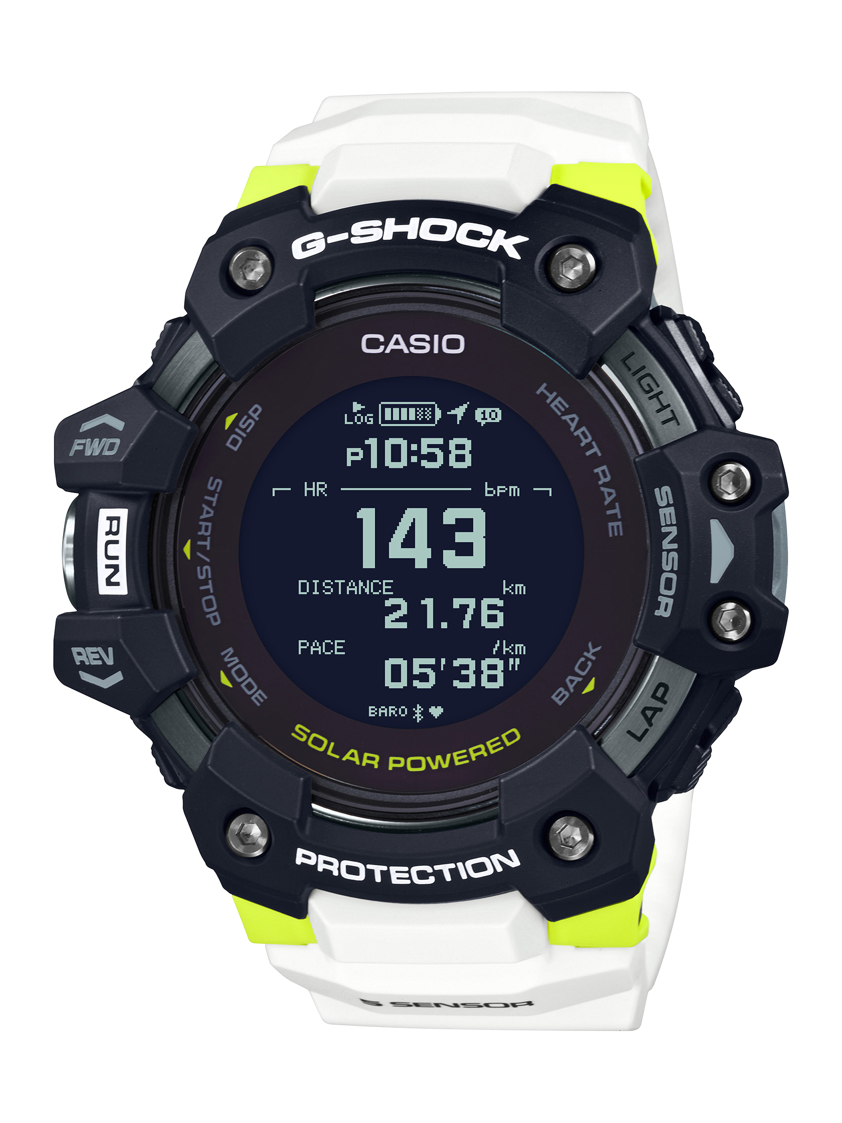 New G-Shock Move featuring the line's first heart sensor.