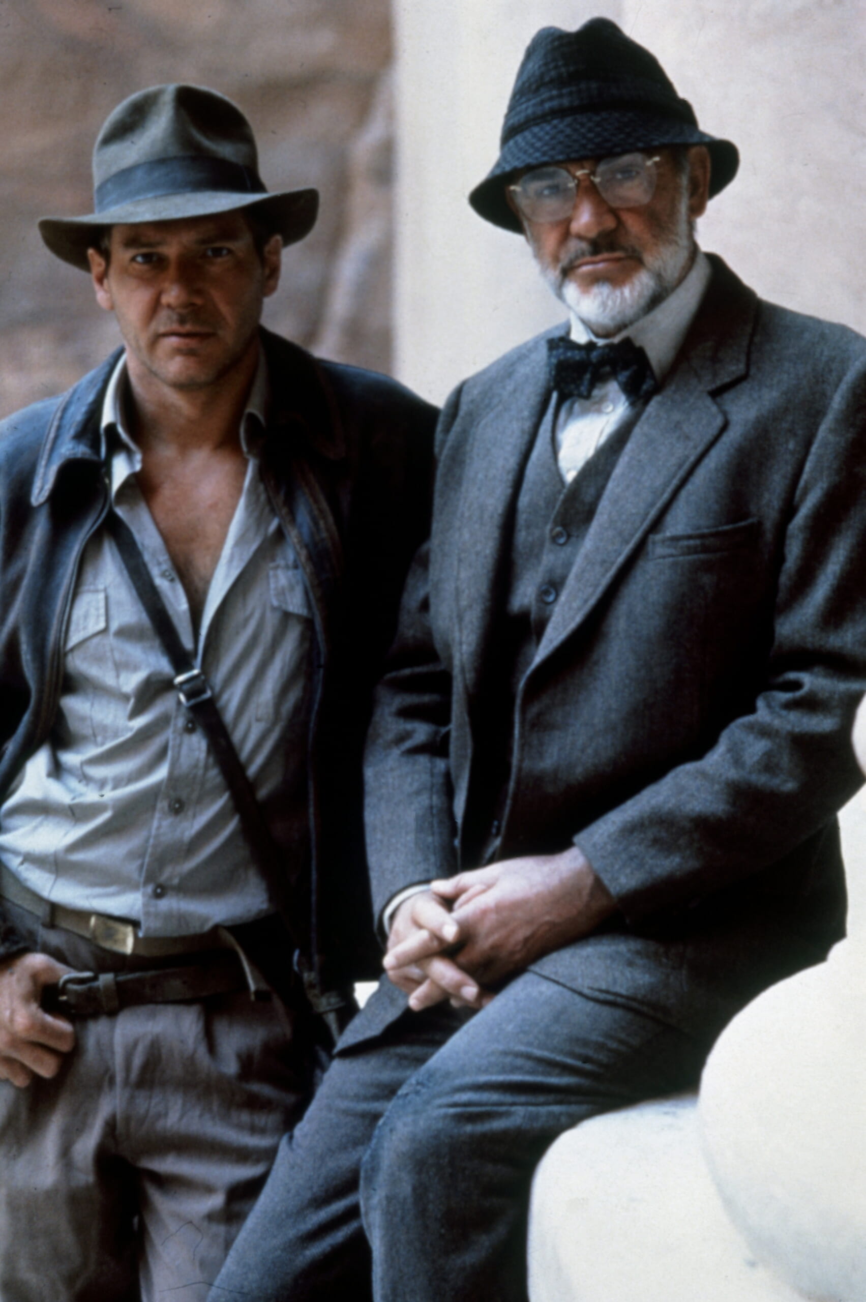 Harrison Ford and Sean Connery