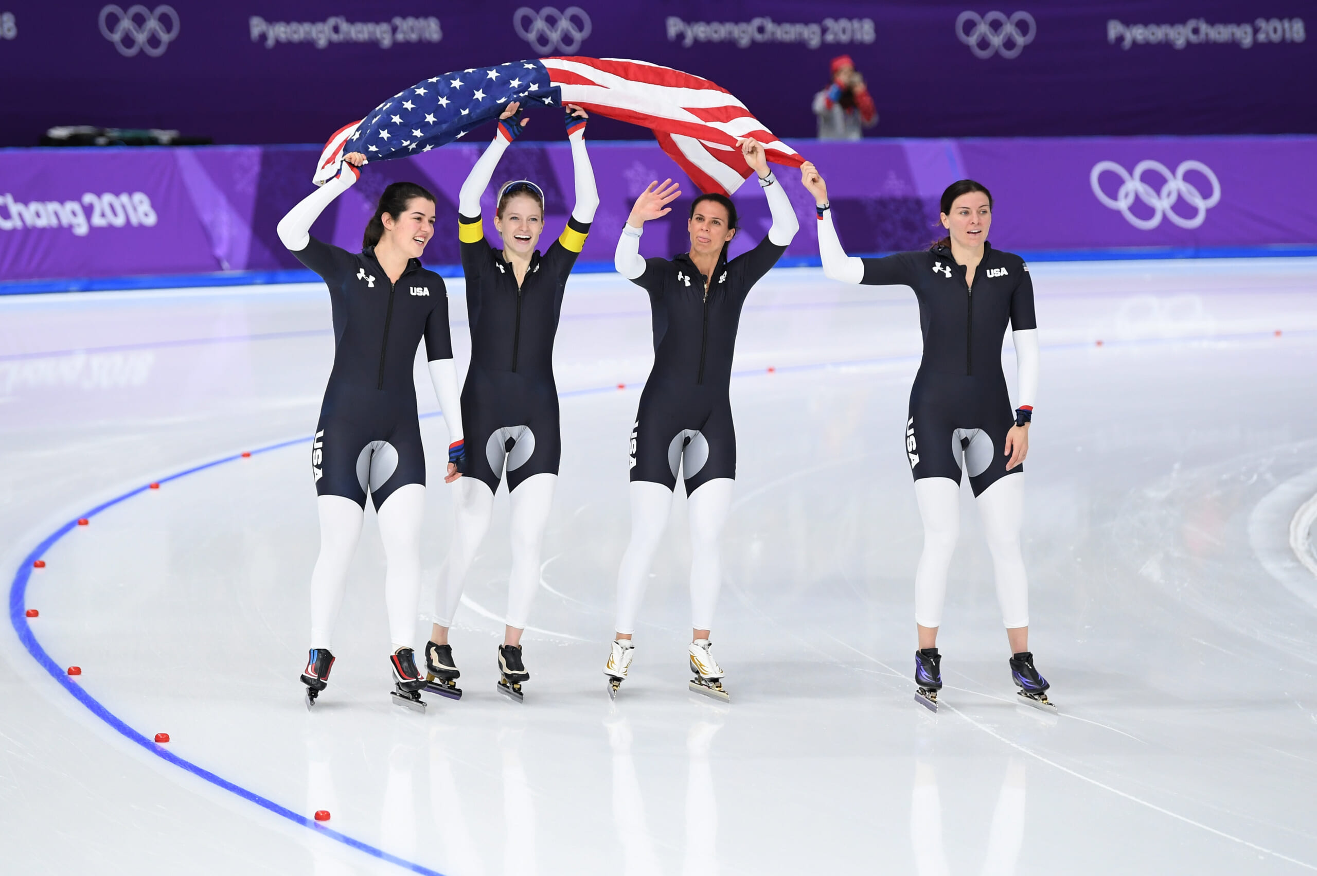 Team Usa Roasted For Crotch Patch Olympic Speed Skating Uniforms Maxim 