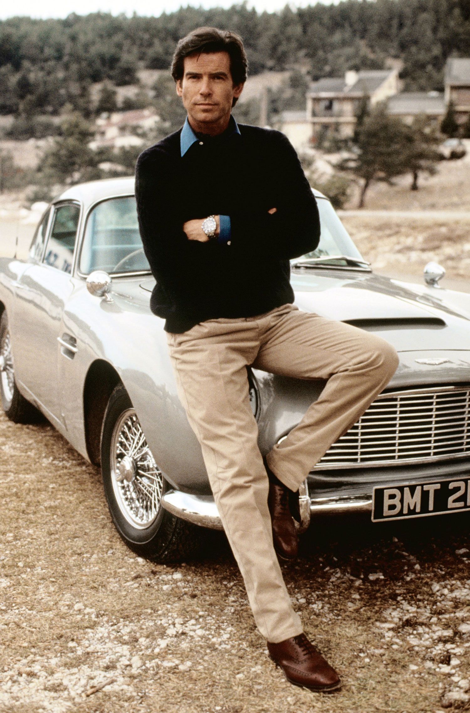 Goldeneye (1995) – Aston Martin DB5 - The Driver: An Irishman! Pierce Brosnan’s nervous debut gave us a very handsome, albeit quite stiff, Bond. His stunts (hijacking a free-falling plane to safety) were excellent, though.The Car: One of the best uses of the DB5 in the whole series: racing a Famke Janssen-driven Ferrari F355 down 2-lane Italian switchbacks. Chalk the ability of a 1964 Aston to stay abreast of a 1995 Ferrari up to movie magic; in reality, they aren’t even close.The Evolutionary Leap: The franchise’s achievement of balance: young star, old car, and just enough old chestnuts (“Let’s make the investigation quite thorough,” from Bond to his psychologist) to keep fans happy.