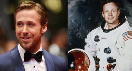 Ryan Gosling and Neil Armstrong