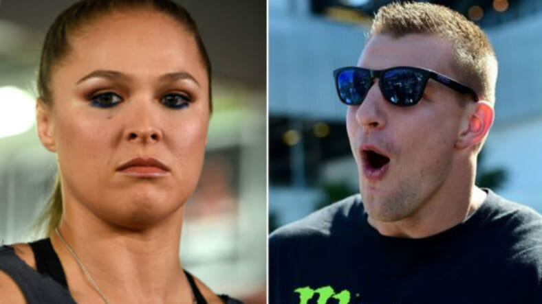 Gronk and Ronda Rousey