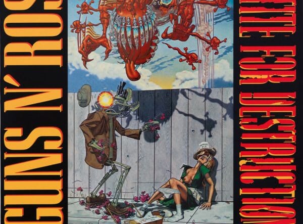Guns N' Roses "Appetite for Destruction" (1987) - A whiff of cartoon nudity was probably the least objectionable thing about the original cover for this mega-selling classic. Based on a painting by Robert Williams