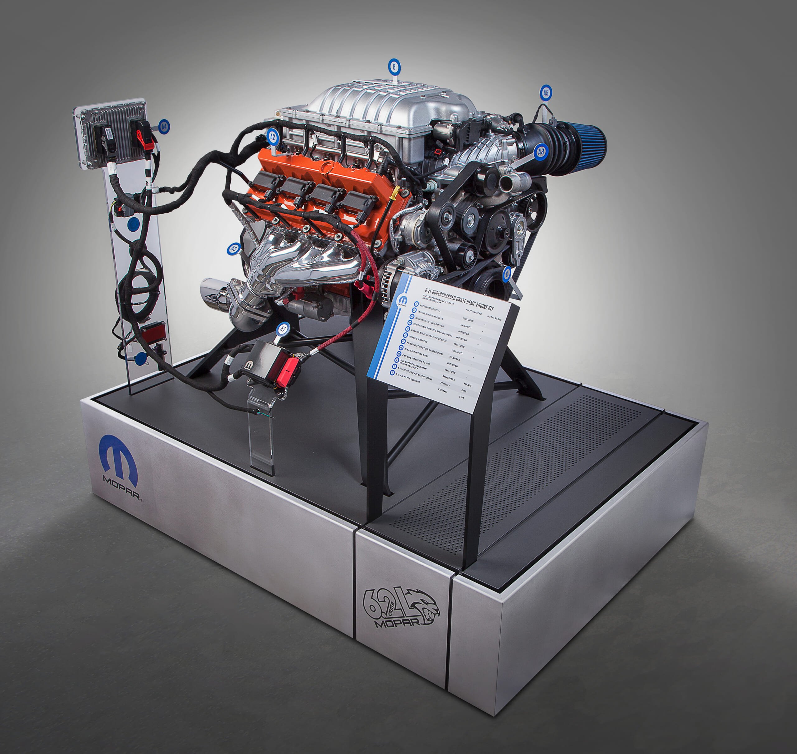 Hellcrate Hellcat engine