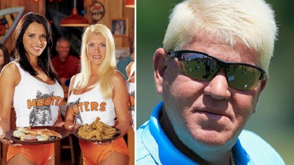 Hooters Girls and John Daly