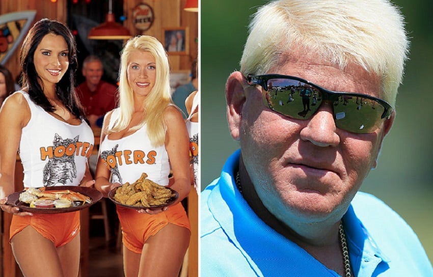 Hooters girls and John Daly