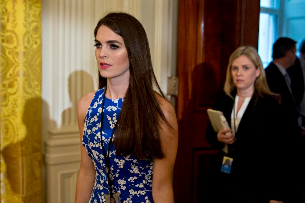 Hope hicks cleavage