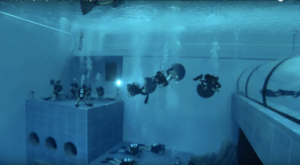 Take a dip in the world's deepest pool