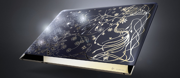 HP Spectre by Tord Boontje diamond laptop.jpg The ornate and Swarovski-encrusted Tord Boontje version