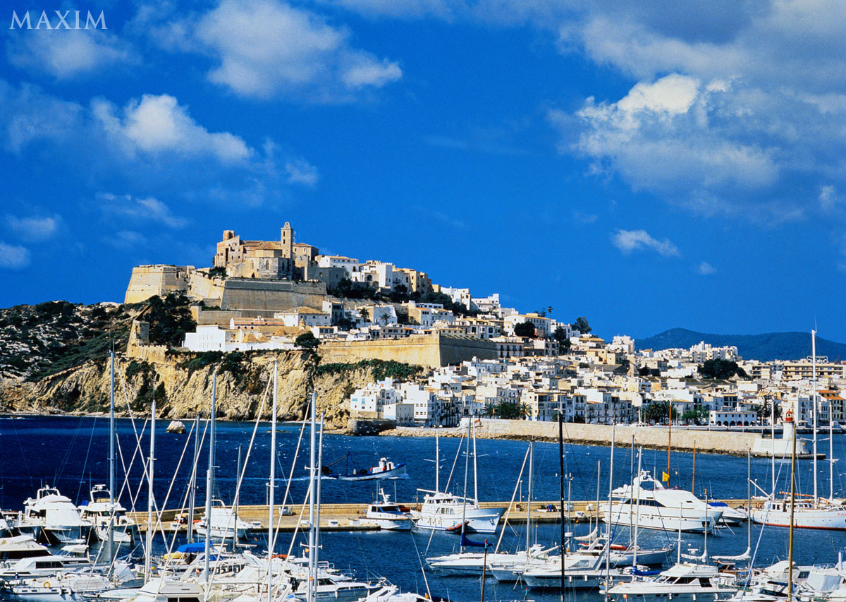 Ibiza Harbour, Spain - Catch some sun aboard a super yacht docked in Ibiza’s Harbour. With its party town reputation, Ibiza attracts the noteworthy and nearly nude. But the boats aren’t just for parties. The area attracts serious yachters and serious money from around Europe. Having a slip here is making a statement.