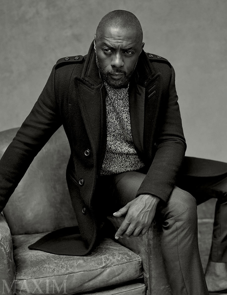 Idris Elba for Maxim. (Photo: Robbie Fimmano)