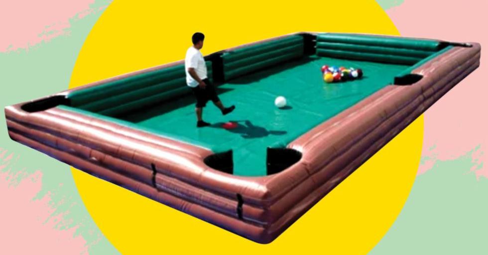 Blow up pool shop game