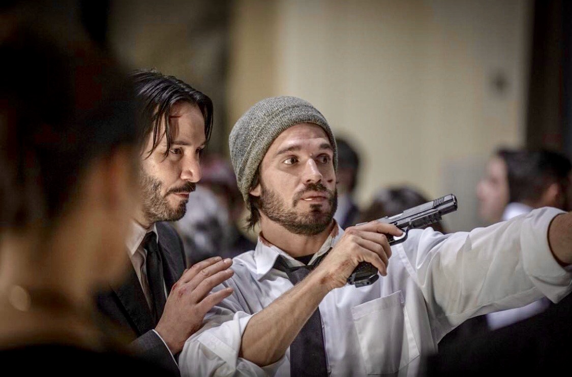 Jackson Spidell with Keanu
