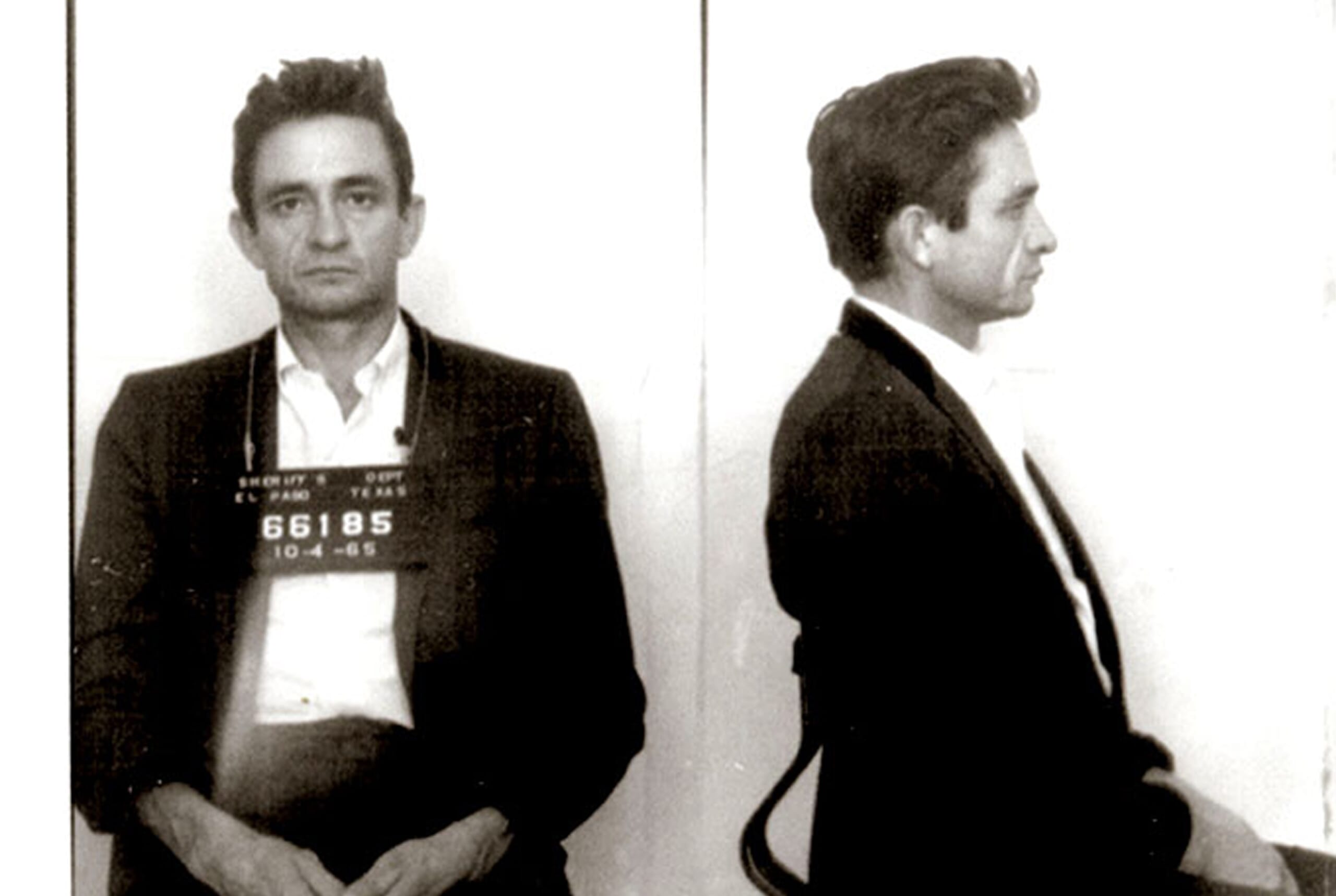 Johnny Cash's mugshots