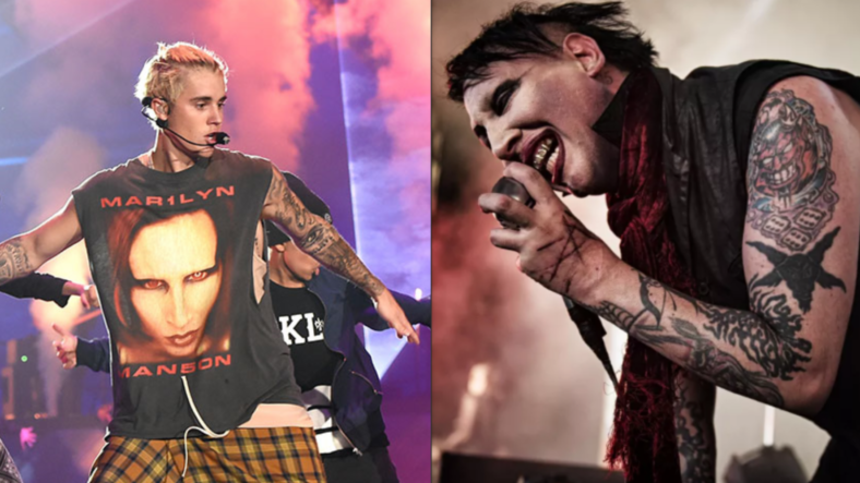 Justin Bieber Marilyn Manson Split