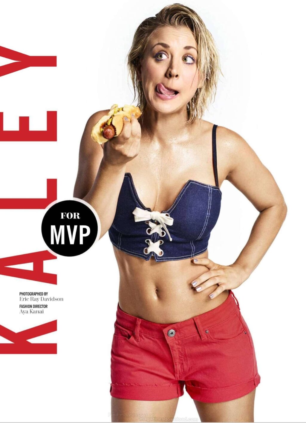 Kaley Cuoco Steps Up To The Plate In A Sexy New Photoshoot Maxim