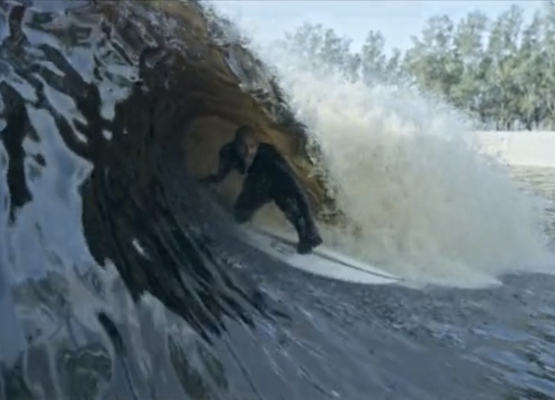 Kelly Slater rides a perfect manmade wave
