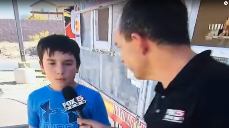 Kid Roasts Reporter