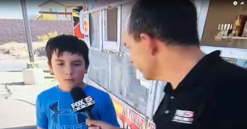 Kid Roasts Reporter