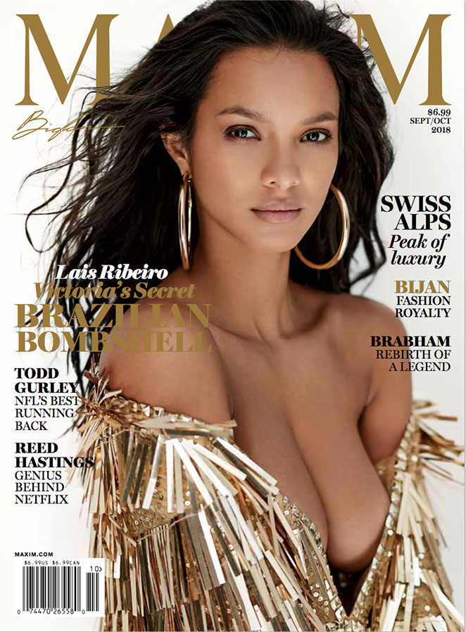 Lais Ribeiro Is Maxim's September/October Cover Girl - Maxim
