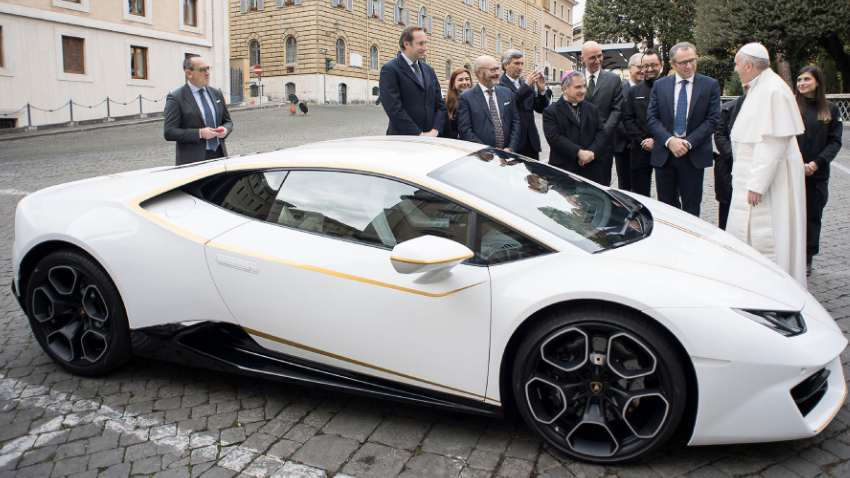 Pope's Lamborghini