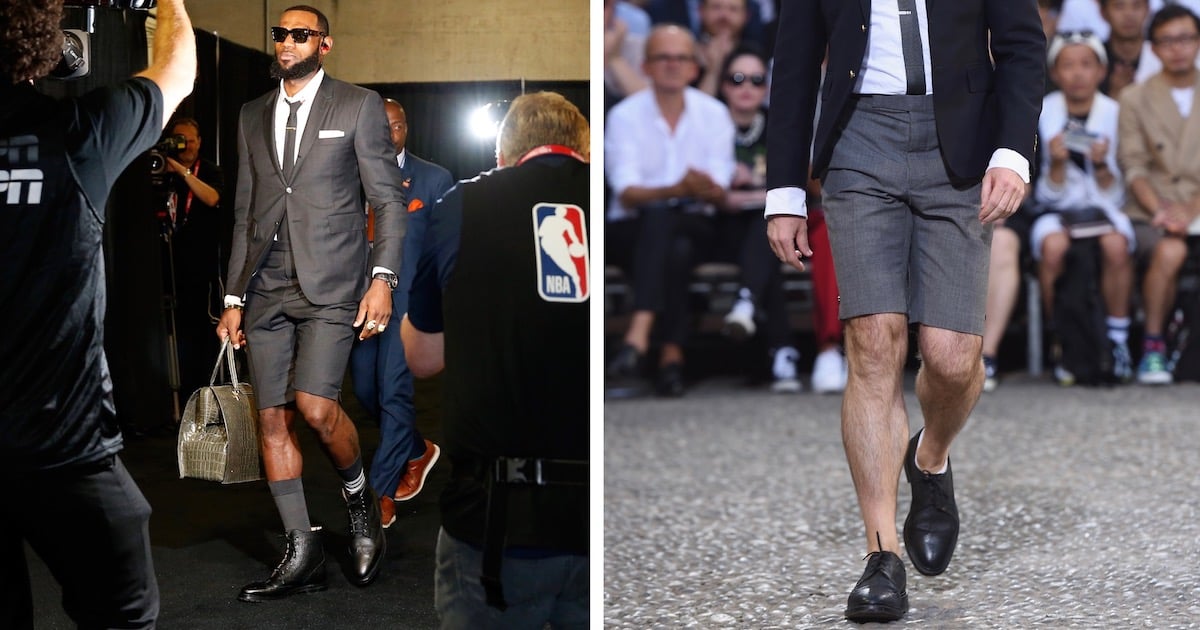 NBA Finals: Why did LeBron James wear shorts with his suit to Game 1?