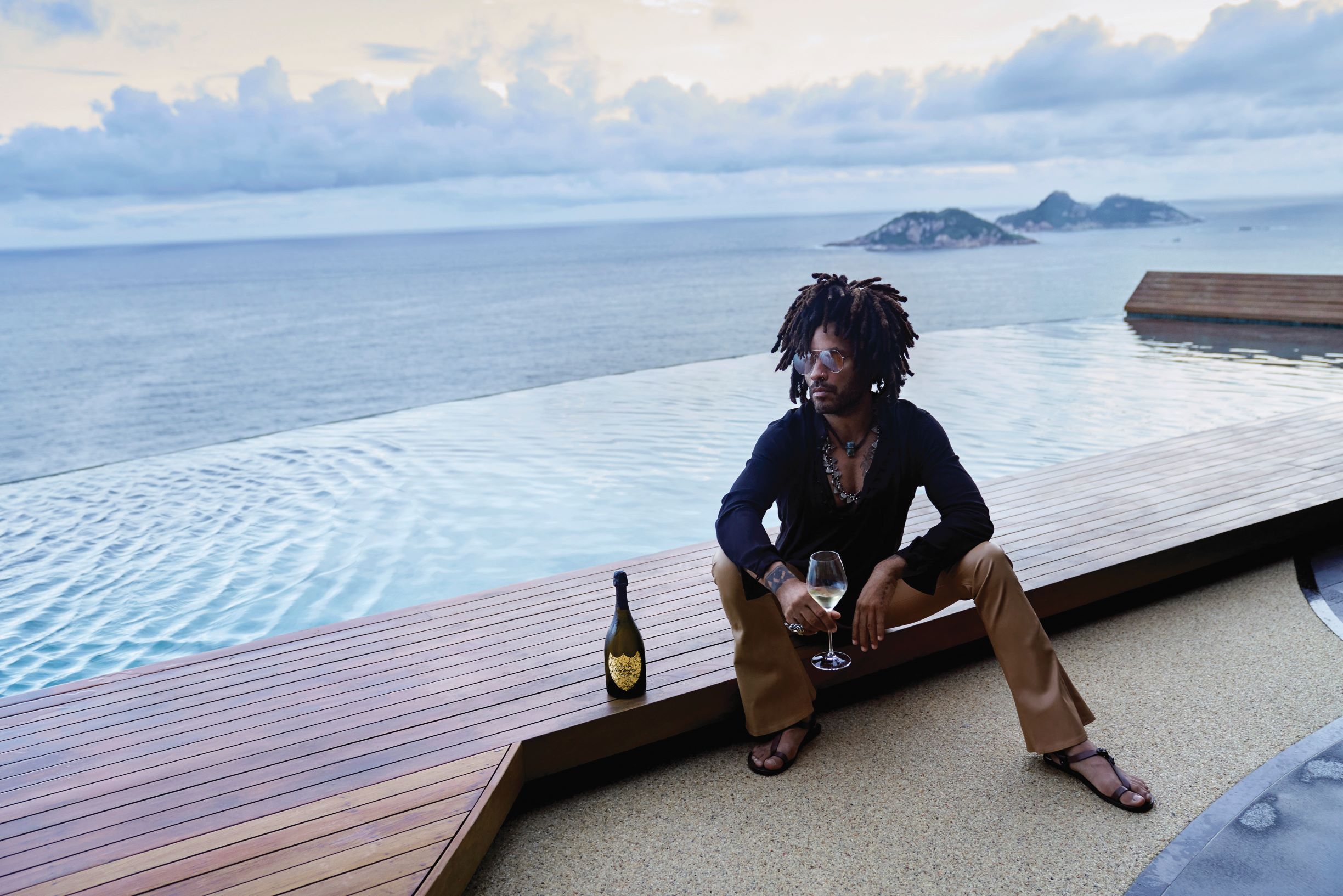 Lenny Kravitz Dom Perignon