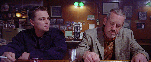 leo-glass-smash-the-departed Leo The Departed glass smash gif
