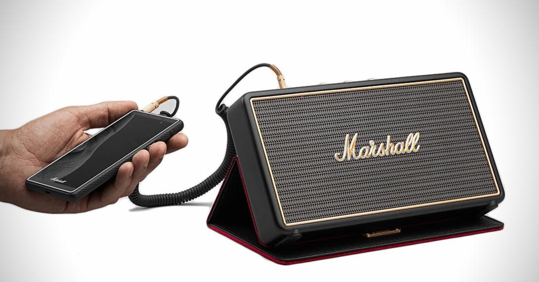  Marshall Stanmore II Wireless Bluetooth Speaker - Black  (Renewed) : Electronics
