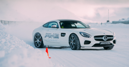 Mercedes AMG Ice Driving