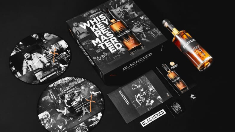 Metallica Blackened Batch 100 Whiskey Promo