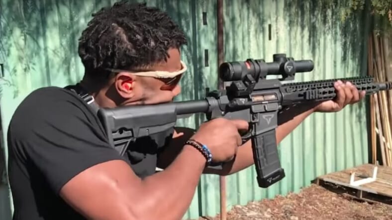 Michael B. Jordan Gun