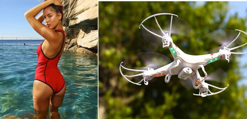 Model Jayde Heiser drone composite