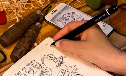 Digitally share your analog notes and sketches