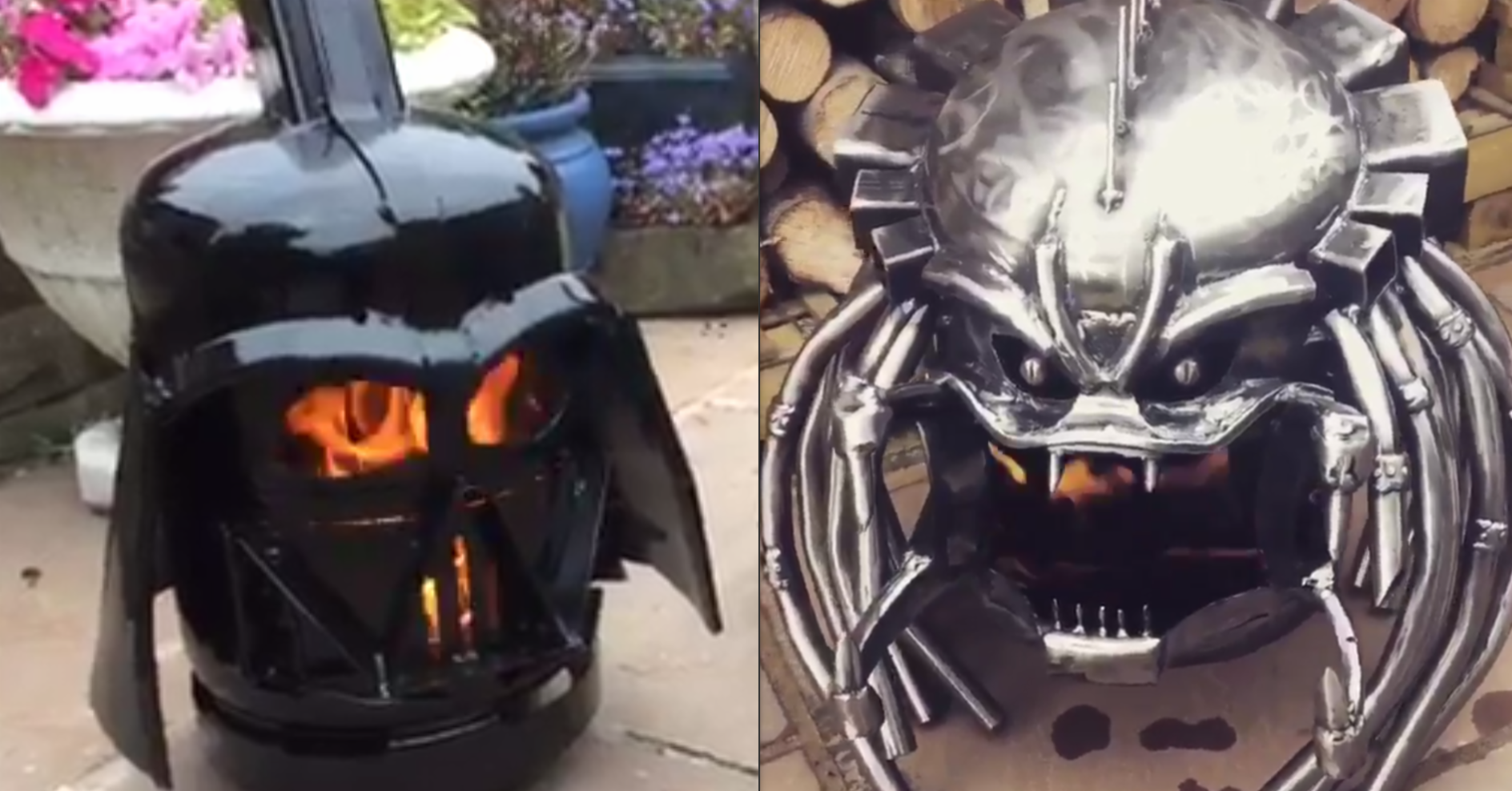 These Badass Fire Pits Bring Characters From 'Star Wars', 'Predator' and 'Jaws' to Your Backyard These Badass Fire Pits Bring Characters From 'Star Wars', 'Predator' and 'Jaws' to Your Backyard