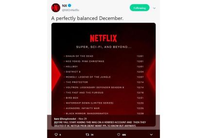 Netflix Schedule