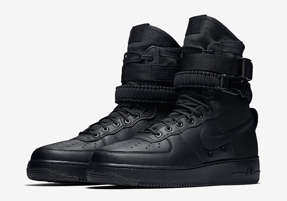 clásico extraterrestre latín Triple-Black Nike SF Air Force 1 Is The Extreme High Top You Never Knew You  Needed - Maxim