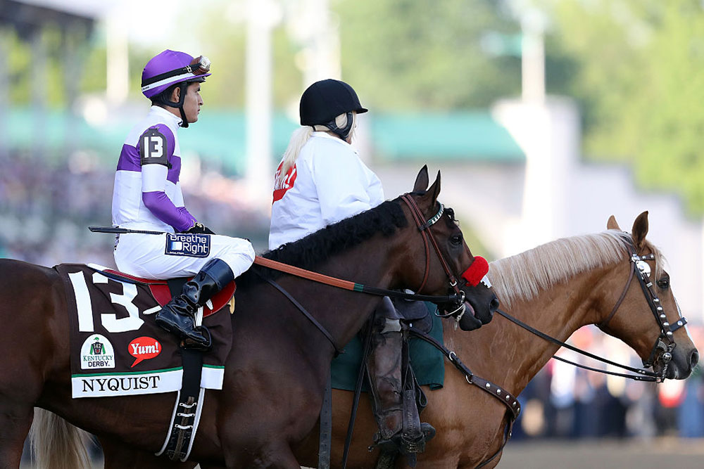 Nyquist Mario jockey Getty