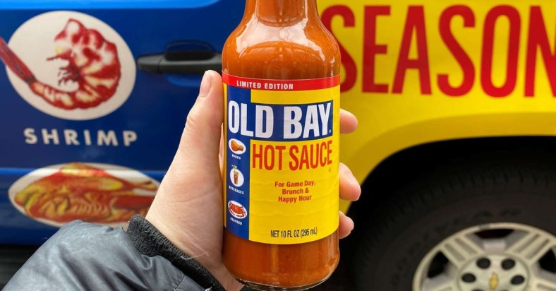 old bay hot sauce promo