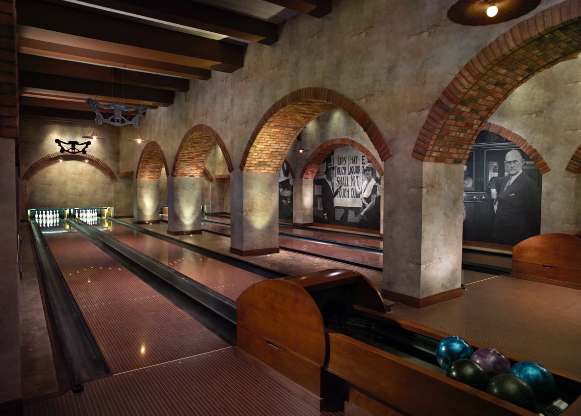 Omni Louisville Pin + Proof Bowling