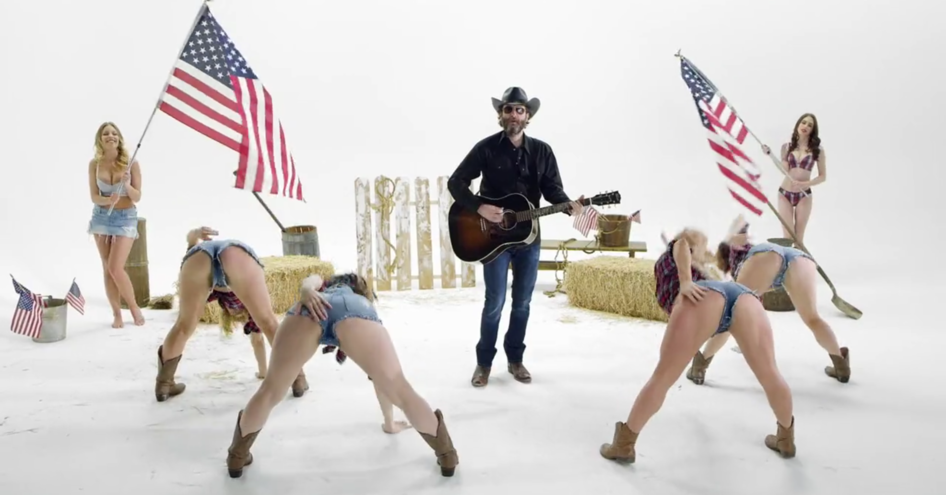 Topless Chicks Go Wild For Wheeler Walker Jr. in His Very NFSW Video For &a...