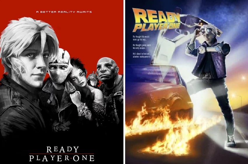 Ready Player One Posters Spoof Classic Movies