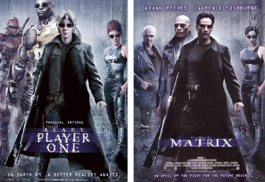 Amazing New Ready Player One Posters Take On The Matrix, Back To