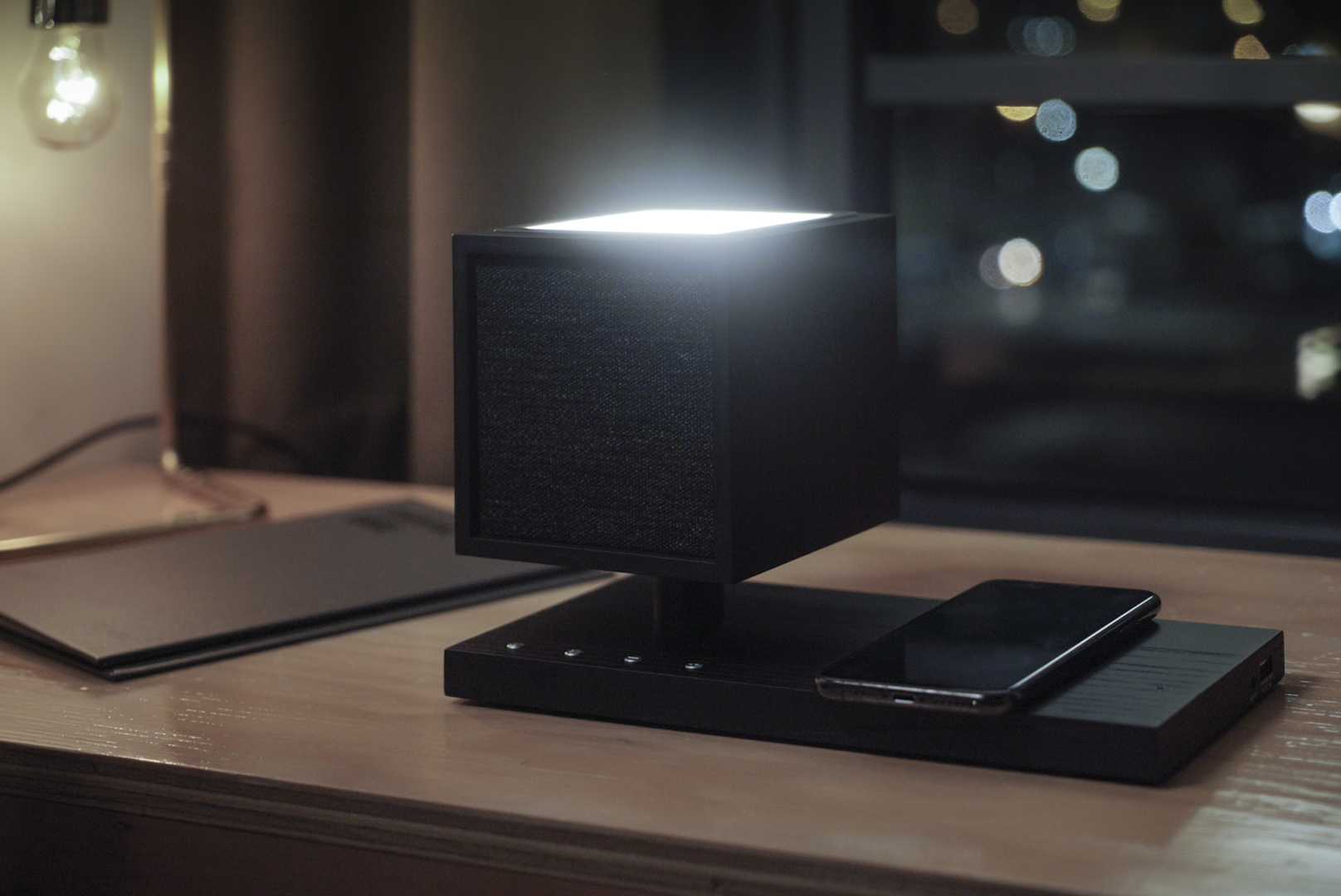 The Tivoli Audio Revive Is a Speaker, Lamp and Wireless Charger 