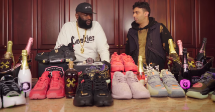Rick Ross Sneaker Collection Promo