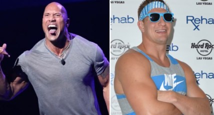 The Rock and Gronk