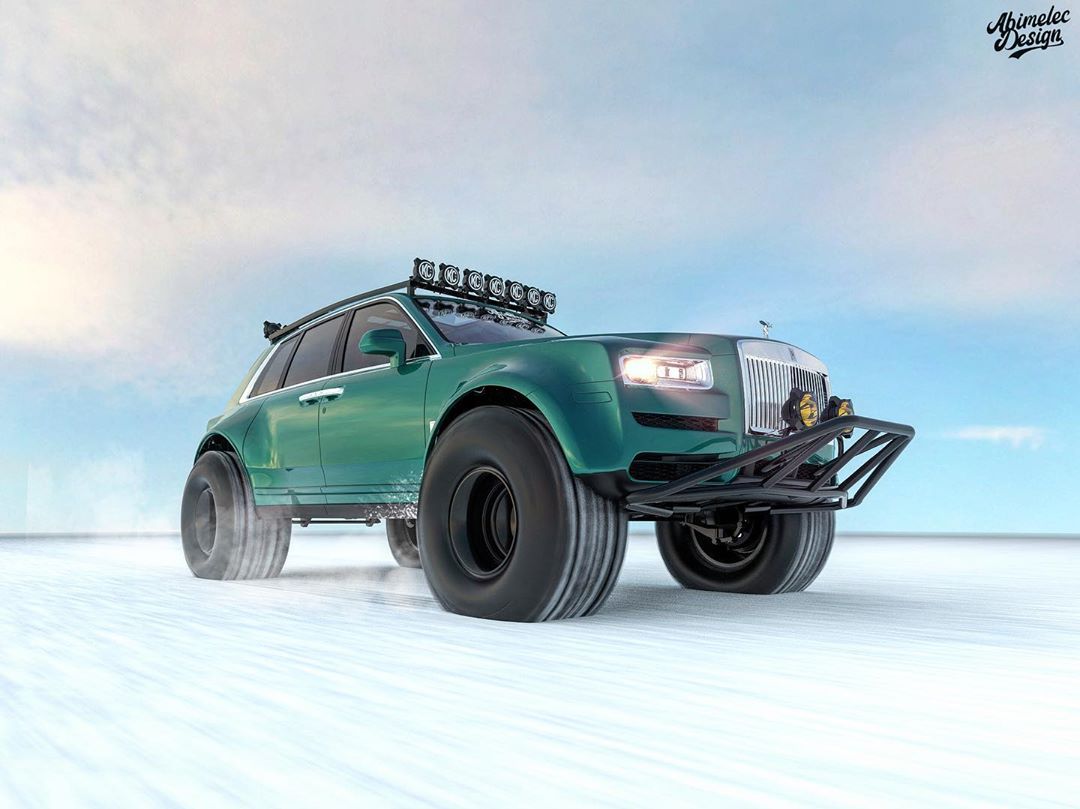 This RollsRoyce Cullinan SUV Concept Is An Arctic OffRoad Dream Machine   Maxim