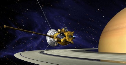 Cassini Probe at Saturn